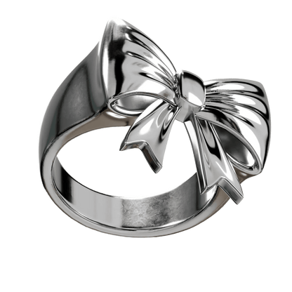 paris ribbon silberring aus recycletem silber von zweisilber aus hamburg.