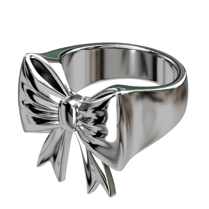  handgemachter ring aus recycletem silber, paris ribbon von zweisilber aus hamburg.