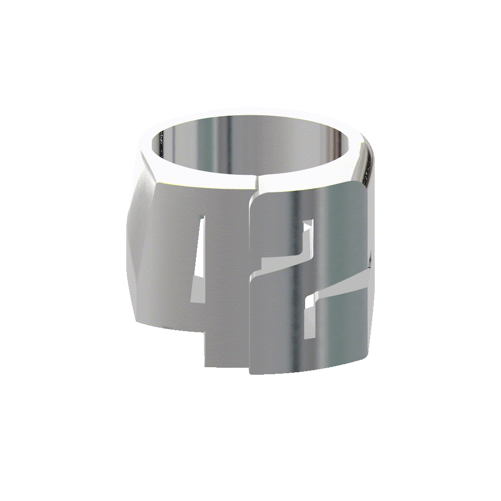 massiver logo ring 42, angefertigt für dj source aus hamburg. hochwertiger silberschmuck im streetwear-stil, inspiriert von der clubkultur und detroit techno. 
