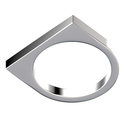 handgemachter silberring silver bar light von zweisilber, aus hamburg.