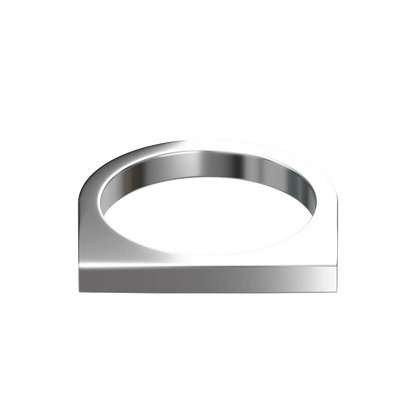 silver bar light silberring von zweisilber handgemacht in hamburg. edel und schlichtes schmuckdesign. 