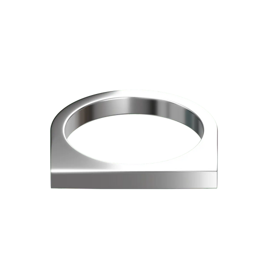 silver bar light silberring von zweisilber handgemacht in hamburg. edel und schlichtes schmuckdesign. 