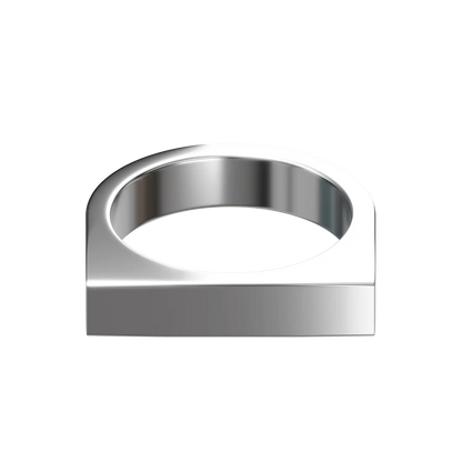 silver bar silberring von der schmuckdesign marke mit dem meisten swag, zweisilber. handgefertigt in hamburg.